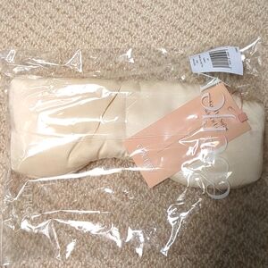 New Eberjey washable silk padded pillow eye mask ivory white cream